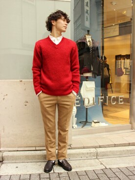 417 officialさん（メンズ・173cm）の冬コーディネート