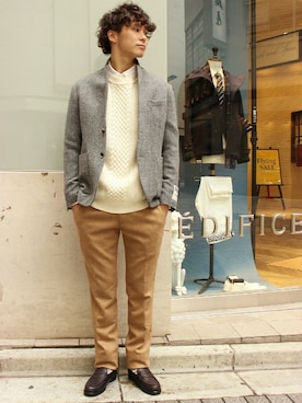 417 officialさん(メンズ・173cm)の冬コーディネート