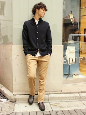 417 officialさん（メンズ・173cm）の冬コーディネート