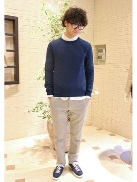 417 officialさん（メンズ・173cm）の冬コーディネート