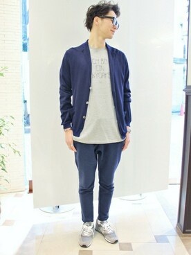 417 officialさん（メンズ・173cm）の春コーディネート