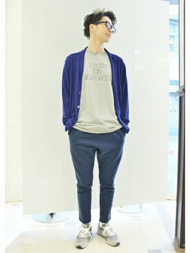 417 officialさん（メンズ・173cm）の春コーディネート