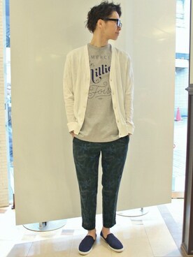 417 officialさん（メンズ・173cm）の春コーディネート