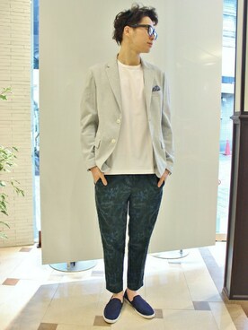 417 officialさん(メンズ・173cm)の春コーディネート