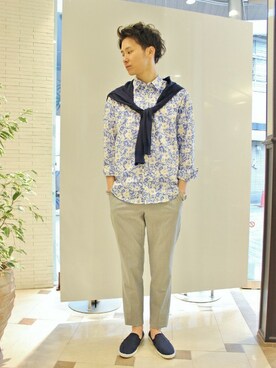 417 officialさん(メンズ・173cm)の春コーディネート