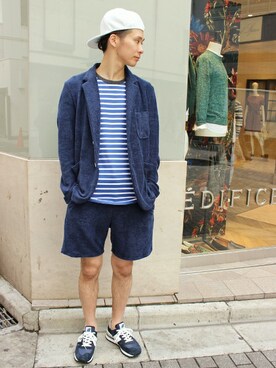 417 officialさん（メンズ・173cm）の春コーディネート