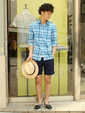 417 officialさん(メンズ・173cm)の夏コーディネート