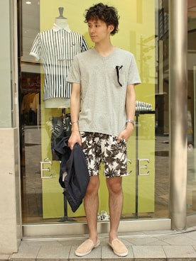 417 officialさん（メンズ・173cm）の夏コーディネート