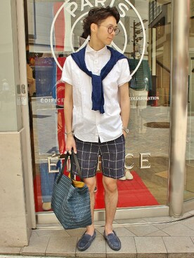 417 officialさん（メンズ・173cm）の夏コーディネート