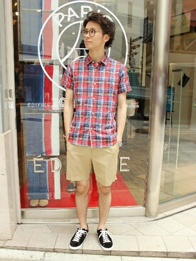 417 officialさん（メンズ・173cm）の夏コーディネート