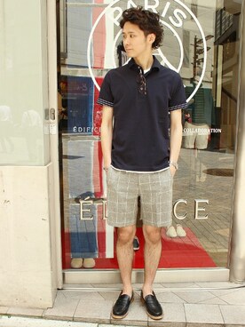 417 officialさん（メンズ・173cm）の夏コーディネート