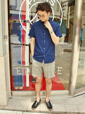 417 officialさん（メンズ・173cm）の夏コーディネート