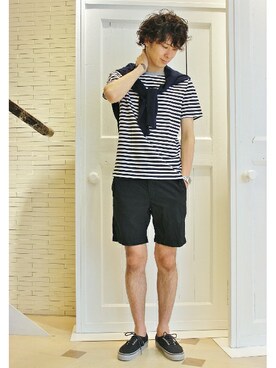 417 officialさん（メンズ・173cm）の夏コーディネート