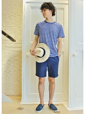 417 officialさん(メンズ・173cm)の夏コーディネート