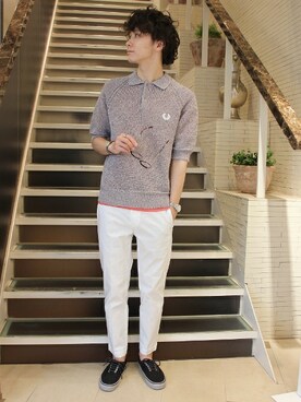 417 officialさん（メンズ・173cm）の夏コーディネート