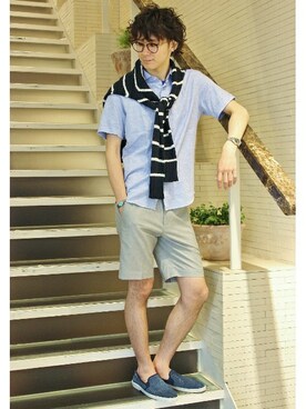 417 officialさん(メンズ・173cm)の夏コーディネート