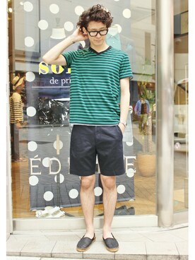 417 officialさん（メンズ・173cm）の夏コーディネート