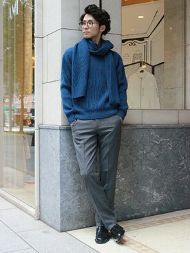 417 officialさん(メンズ・173cm)の秋コーディネート