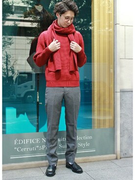 417 officialさん（メンズ・173cm）の秋コーディネート