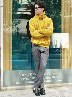 417 officialさん（メンズ・173cm）の秋コーディネート