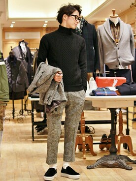 417 officialさん（メンズ・173cm）の秋コーディネート