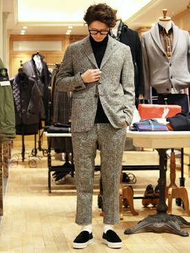 417 officialさん（メンズ・173cm）の冬コーディネート