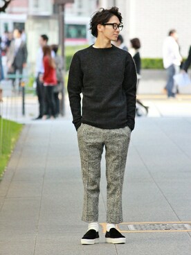 417 officialさん（メンズ・173cm）の秋コーディネート