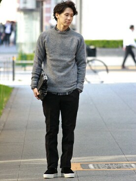 417 officialさん（メンズ・173cm）の秋コーディネート