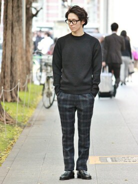 417 officialさん（メンズ・173cm）の冬コーディネート