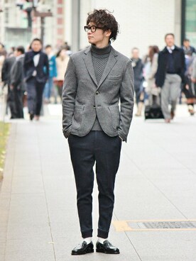 417 officialさん（メンズ・173cm）の冬コーディネート