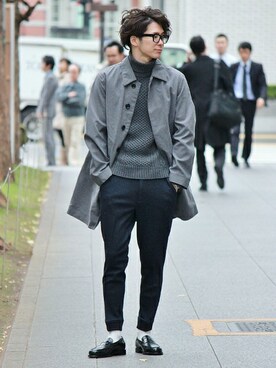 417 officialさん（メンズ・173cm）の冬コーディネート