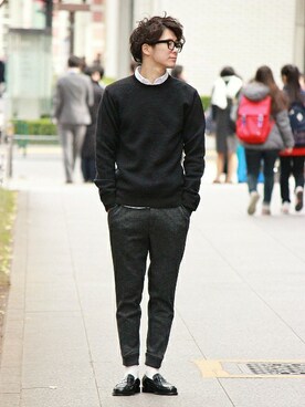 417 officialさん（メンズ・173cm）の冬コーディネート