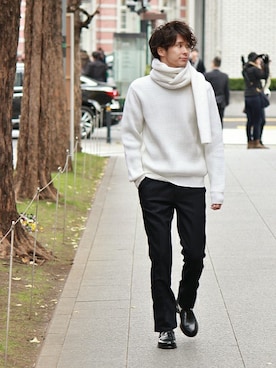 417 officialさん(メンズ・173cm)の冬コーディネート