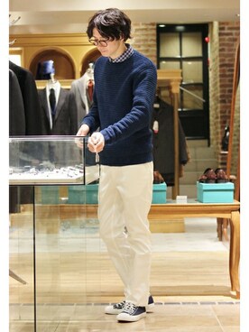 417 officialさん（メンズ・173cm）の冬コーディネート