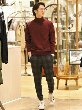 417 officialさん（メンズ・173cm）の秋コーディネート