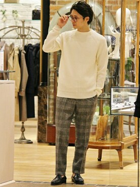 417 officialさん（メンズ・173cm）の秋コーディネート