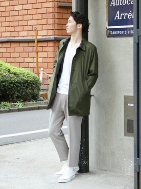 417 officialさん（メンズ・173cm）の春コーディネート