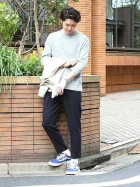 417 officialさん（メンズ・173cm）の春コーディネート