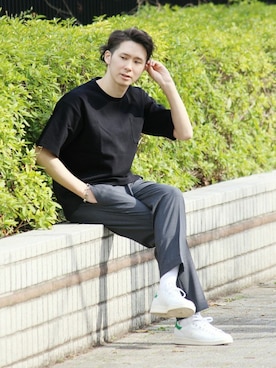 417 officialさん(メンズ・173cm)の春コーディネート