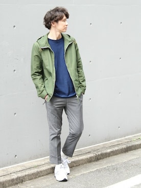 417 officialさん（メンズ・173cm）の春コーディネート