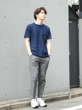 417 officialさん（メンズ・173cm）の春コーディネート