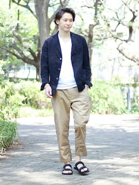 417 officialさん（メンズ・173cm）の春コーディネート