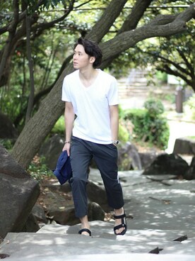 417 officialさん(メンズ・173cm)の春コーディネート