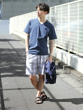 417 officialさん（メンズ・173cm）の夏コーディネート