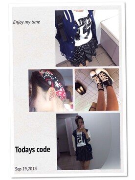 なーぽょさんのコーディネート