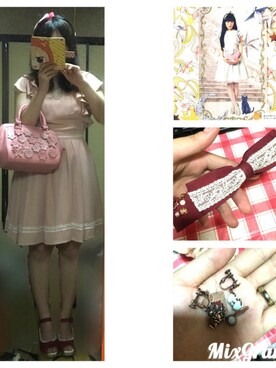 「axes femme（アクシーズファム）のアイテム（ヘアアクセサリー）」を使った、teroさん（レディース・153cm）の夏コーディネート