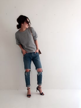 「STACCATO（スタッカート）のアイテム」を使った、SAAYA KOUZAWAさん（レディース・165cm）の春コーディネート