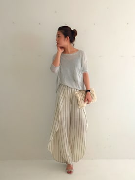 SAAYA KOUZAWAさん（レディース・165cm）の春コーディネート