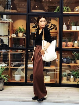 SAAYA KOUZAWAさん（レディース・165cm）の秋コーディネート