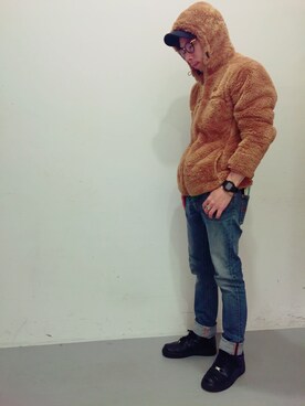 「チューバッカ」｜Eijiさん（メンズ・165cm）の冬コーディネート